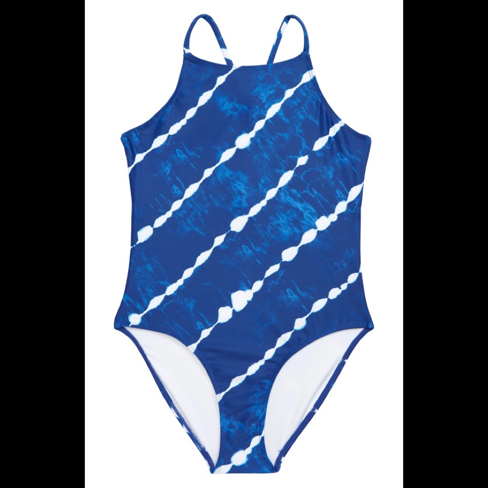 Crossover One-Piece Swimsuit